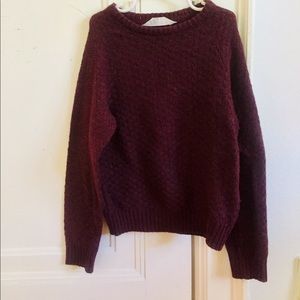 Cozy Burgundy Sweater | Non Binary | Like New